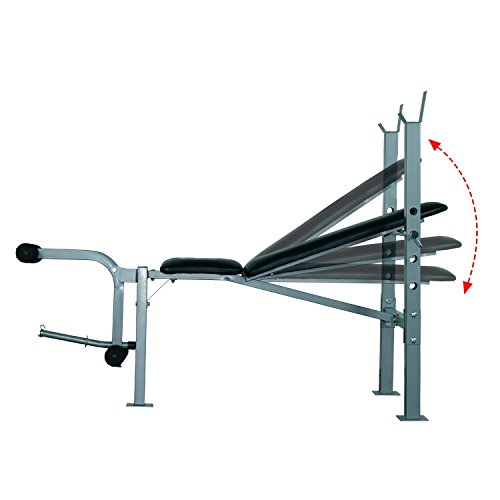 Barato Homcom Banco de Musculación Banco de Pesas Maquina de Fitness
Entrenar Musculos 165x68x114cm con Respaldo Regulable Espuma en Amazon