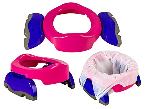 Potette Plus 2-in-1 Travel Potty (New Pink/Purple)