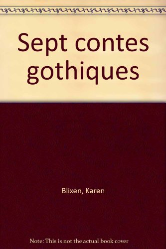 Sept contes gothiques