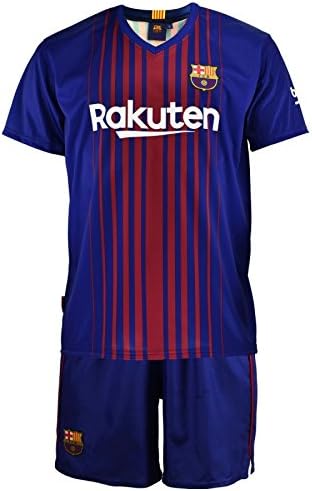 Official Replica FC BARCELONA 2017-2018, Child's MESSI Kit- Size: 10 years