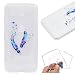 Produktbild HopMore Sony Xperia XZ2 Compact Hülle Silikon Transparent Durchsichtig Hüllen Clear Muster Design Bumper Ultra Slim Dünn Gel TPU Motiv Handyhülle Kawaii One Piece Cover Case Sony XZ2 Compact - Feder