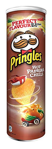Preisvergleich Produktbild PRINGLES Hot Paprika Chili Chips 190g - herzhafter Snack