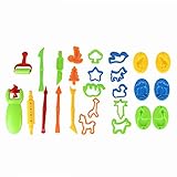 Cet ensemble d'outils à pâte peut aider à stimuler l'imagination des tout-petits et à améliorer leur capacité de manipulation en utilisant ces ensembles de jouets.