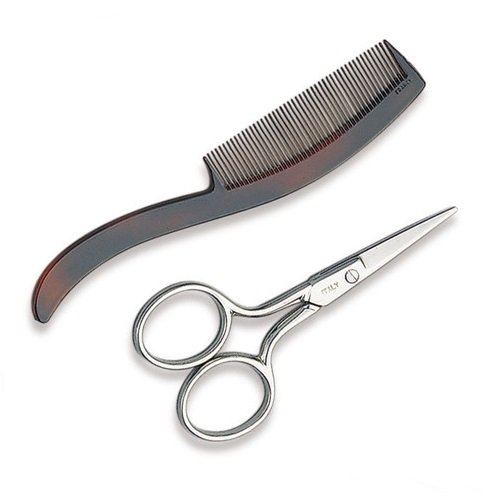 Ultra Mustache Scissors & Comb