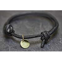 Armband Unisex Gravur schwarz