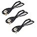 Produktbild OxoxO BNC Male to BNC Male 5ft Connector for Surveillance Cameras Television LCD TVs Set-top Boxes DVR (3pcs)