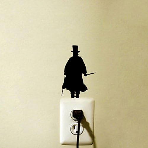 Jack The Ripper Fashion Decoration Wall Decals Vinyl Light Switch Stickers 5WS1222