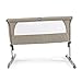 Chicco Next2Me Side-Sleeping Crib (Dove Grey) With Free Fitted Sheet (Grey)