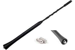 Audioproject A104 - Autoantenne Dachantenne Radio Antenne 24cm für VW Golf 4 5 6 7 Lupo Polo 6R Audi Opel Ford Focus Renault BMW Seat Skoda DAB Antenne Auto Antenne Dach Autoradio Stabantenne