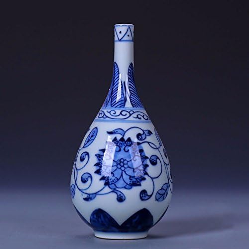 GJMDHP Hand painted blue and white porcelain vase in the living room / mini shelf.,Gall bladder