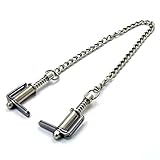 The Bondage Locker Dolphin Mouth Nipple Clamps with Chain
