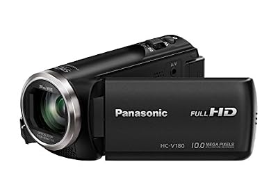 Panasonic HC-V180 Camescopes Classique 1080 pixels Zoom Optique 50 x 2.51 Mpix
