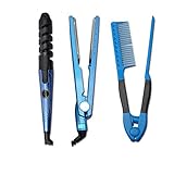 Turmalin-Keramik-Haarglätter mit schwebenden Haarplatten sorgen für eine gleichmäßige Wärmeverteilung und sorgen für vollen Kontakt und Haarstillstand beim Glätten der Haare.