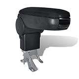 Peso: 1,7 kg  vidaXL 150002 - Reposabrazos para coche, color negro