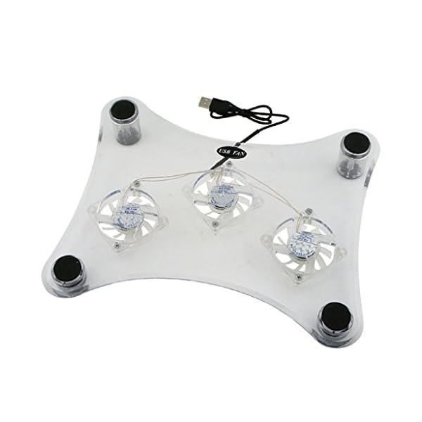 ThreeH Laptop Cooling Pad with 3 Fans & Blue LED Lights for Laptop PS3 / PS4 / PS Slim H-UF01 - Image 4