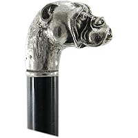 CAVAGNINI Walking sticks Canes handle dog buldog Gift Customizable for men for women decoration elegant Engraving Wooden Elegance Handmade in Italy