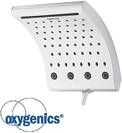 OXYGENICS® Waterfall Curve Showerhead