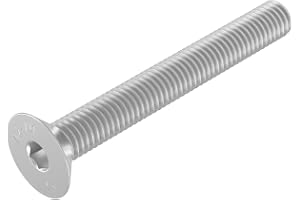 SECCARO försänkt skruv M6 x 50 mm, rostfritt stål V2A VA A2, DIN 7991 / ISO 10642, sexkant, 20 st.