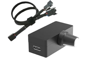 Pojedehy PWM Speed Controller 4Pin Fan Governor USB TYPE-C Power Supply DIY Watercooling Cooler Option, Fine Workmanship