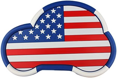 Leadcin Universal Anti-Slip Car Dashboard Non-Slip Mat Holder for Mobile Phone for Cell Phone, GPS, Small Electric Devices (4# USA Flag)