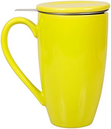 Sema 99843 Tisanière Ceramic Large 50cl 8.7x8x15.1 cm Lime Green