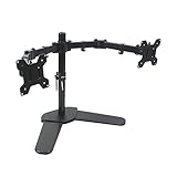 Adecuado para todos los monitores de pantalla plana y televisores con dimensiones VESA de 75x75mm o 100x100mm. Asegúrese de que su pantalla sea compatible con estas dimensiones VESA consultando el manual o mida la distancia entre los 4 orificios en la parte posterior de la pantalla