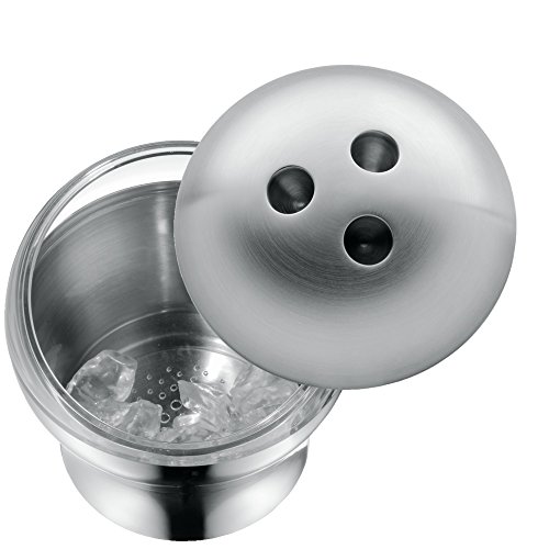 WMF Eiseimer mit Siebeinsatz Loft Cromargan Edelstahl mattiert Höhe 19cm - 4