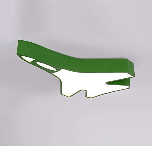 CHLIGHT 60Cm Children Room Green Ceiling Lights Creative Acrylic Rocket Shaped Ceiling Lamps Bedroom Living Room Boy Room Girl Room Kindergarden Indoor Cartoon Pendant Lights Cute LED Lamp,A
