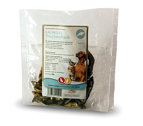 Preisvergleich Produktbild SALiNGO Kauartikel Trockenfisch für Hunde, 50g