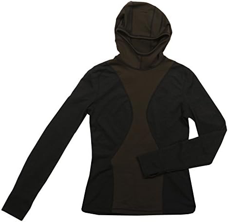 Erin Snow Women's Wynn Pullover Hoodie, Black/Multicolor, Large