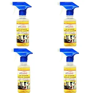AUTO Expert Car Interior Cleaner Car Interior Complete Cleaning for Dashboard/Door-Side/Pu/Leather/Rexine/Seats/Vinyl/Glass/Rubber/Laminates/Plastics Easy Cleaning 250ML (Pack of 4)
