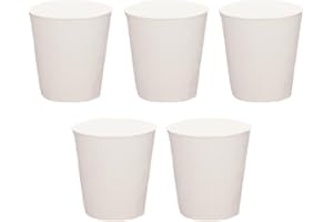 TOOLOFLIFE Pack of 5 Rubber Stoppers, Conical Plug-In Hole Plugs, Soft Seal, Fixed Plugs for Test Tubes, Glass Connections, Tank Bottles, Pipes (33 x 25 x 28 mm)