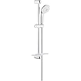 GROHE Shower And Bathroom Fixtures, Shower Rail Set with 4 Sprays Hand Shower - Tempesta 100 Collection, 28436002