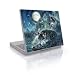Produktbild Notebook Skin Laptop Skin Netbook Design Aufkleber Premium Cover Schutzfolie für 10" bis 15,6" Laptops 38,1x26,7cm - Bark at the moon