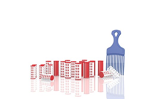 Thermolockenwickler - Set, 21tlg - inkl. GRATIS - Spezial-Volumenkamm