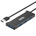 Produktbild UNITEK Y-3145 USB3.0 4-Port Hub Schwarz