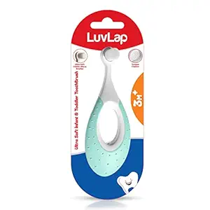 LuvLap Ultra Soft Safety Toothbrush Toddlers, training toothbrush with High Density Special Bristles with 10,000+ Filaments, BPA Free, 3m+, Multicolor (Assorted Colours, Colours may vary)