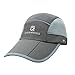 Produktbild Foldable Reflective Running Hat Mesh Race Performance Water Repellency Outdoor Sports Baseball Cap(Dark Gray)