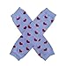 Children's Baby Leg Warmers (White & Red Small Heart) Color: White & Red Small Heart (Baby/Babe/Infant - Little ones)