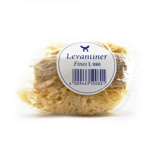 CROLL & DENECKE L080 feinporiger Naturschwamm, Levantiner aus dem mittelmeer, zur Gesichtspflege, Größe 8 cm - 3