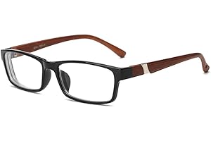 GEMSeven Klassische Quadratischen Rahmen Fertig Myopie Brille Für Männer, Frauen