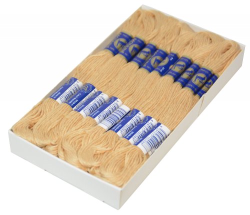 1 Docke Stickgarn / Sticktwist 100 % Baumwolle #7132 Sand