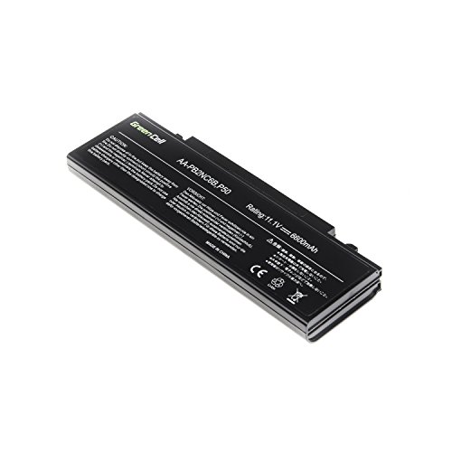 Green Cell® Extended Serie AA-PB2NC6B AA-PB2NX6W AA-PB4NC6B Laptop Akku für Samsung R60 R61 R70 R505 R509 R510 R560 R610 R700 R710 (9 Zellen 6600mAh 11.1V Schwarz) - 3