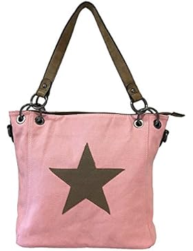 fashion&DU STERN Handtasche Schultertasche Umhängetasche Tragetasche shopper mittel