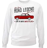 abarth 124 engine mods  Teesandengines Men\'s FIAT 131 Abarth STRADALE White Sweatshirt Size Medium