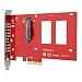 Produktbild Diyeeni Adapterkarte, 2,5 Zoll NVMe U.2 SSD-Festplatte SF8639 auf PCIe 3.0X4 Riser-Karte, Unterstützung für Samsung 983 DCT/PM963/Intel P4510/P3500/P3600/750-Serie/P3700-Serie 900/P3520 U.2 nvme SSD