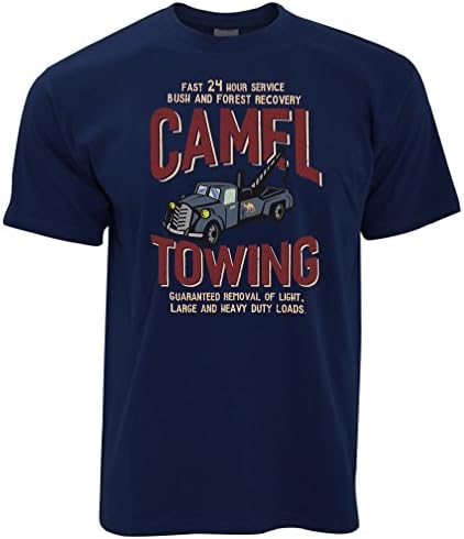 Tim And Ted Camel Towing Vintage Mechanic Mens T-Shirt