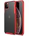 Produktbild TTVie Hülle für iPhone 11 Pro Max, Ultra Slim Weiche TPU Silikon + Mattierter Durchscheinender PC Rückseite Handyhülle Schutz vor Stürzen und Stößen für iPhone 11 Pro Max 6.5" 2019 Modell, Rot