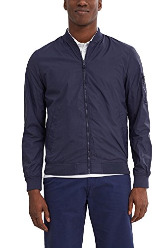 ESPRIT Herren Blouson Jacke 047EE2G010, Gr. XX-Large, Blau (Navy 400)