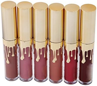 Honosu 6 Farben Wasserdichte Matte Flüssigkeit Lipgloss Lippenstift Kosmetik